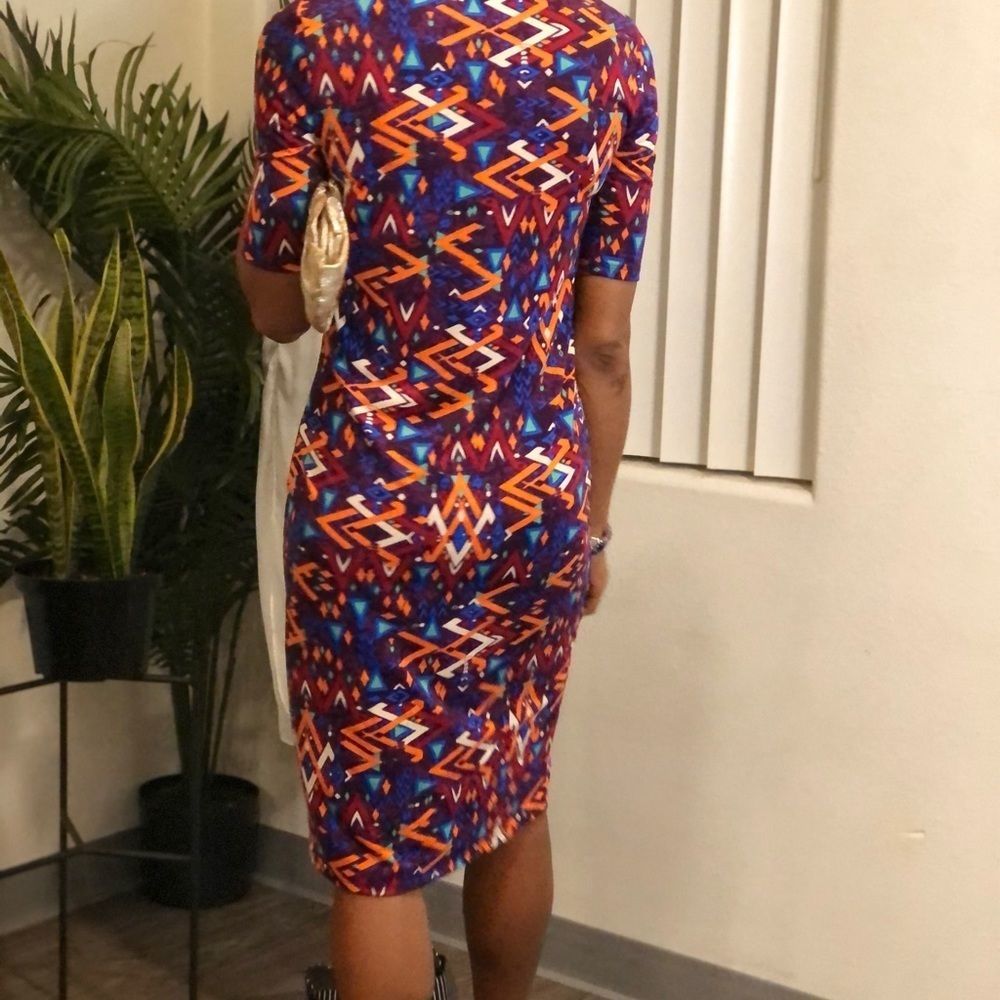 Lula Rue Aztec Print NWT Dress - Picture 13 of 14